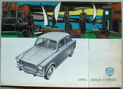 LANCIA APPIA Sedan 3RD SERIES Car Sales Brochure 1962 #8799024