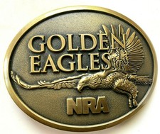 Golden Eagles NRA Belt Buckle