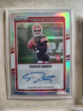 2025 Panini Prizm Silver Significant Signatures Shedeur Sanders #SSI-SSS (RC)
