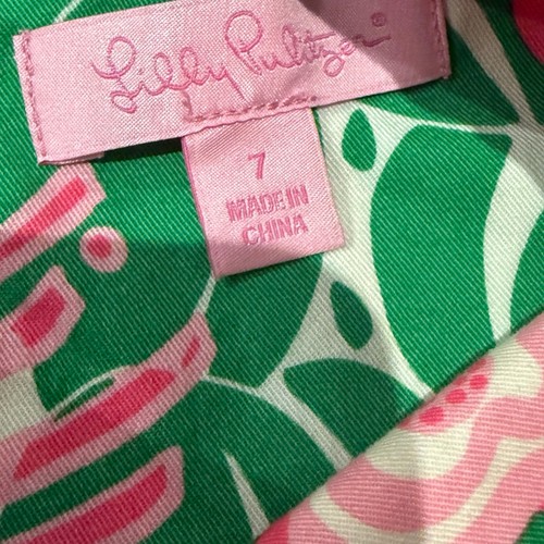 Lilly Pulitzer Girls Size 7 Shift Dress - Picture 3 of 3