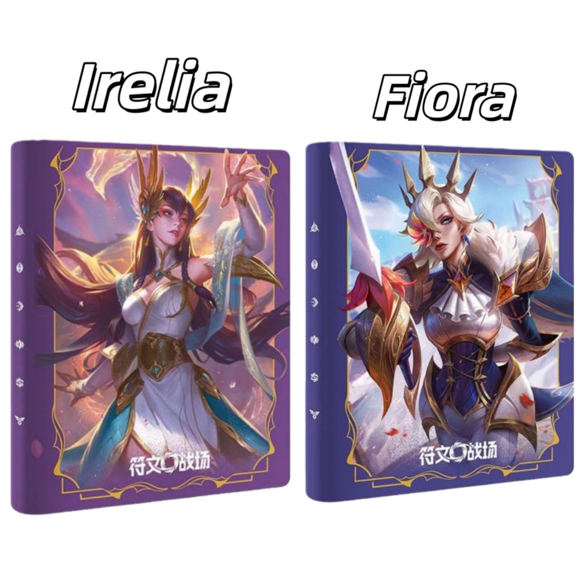 Riftbound League of Legends Card Game Irelia & Fiona Card Binder Set IN  STOCK