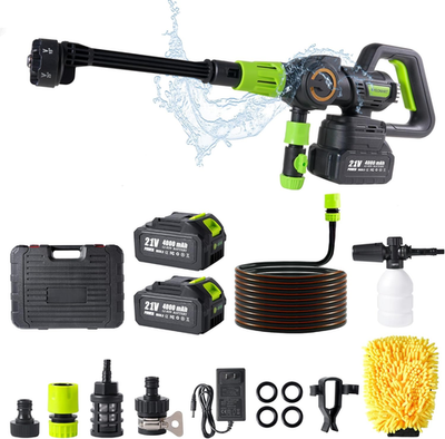 #ad 8.0Ah 1100PSI Cordless Portable Pressure Washer 2 X High Density Battery Power $204.04