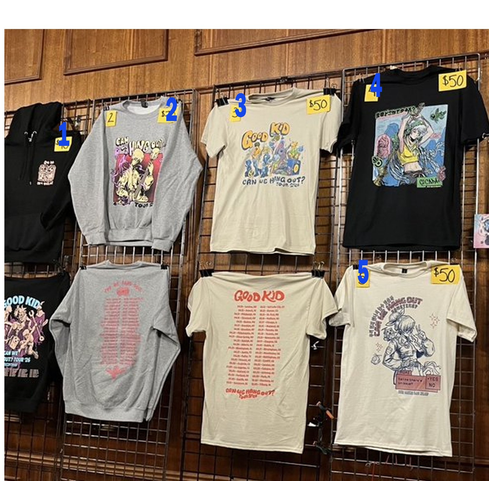 Good Kid Can We Hang Out 2026 Tour  T shirt Reprint