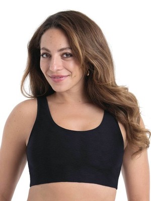 Anita Bikini Top Bralette Essentials|Wellenoptik smarter Verschluß|S-XL,in black