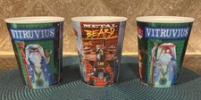 McDonalds The Lego Movie 3D Holographic Plastic Cups Collectable Set of 3 Dups