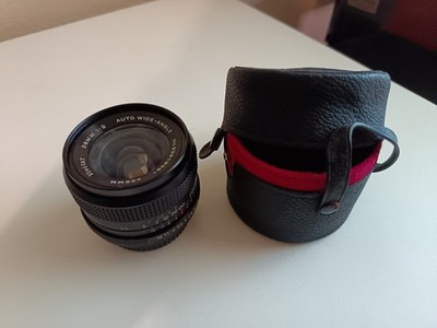 Vivitar 28mm 1:2.5 Auto Wide Angle 62mm Lens with case
