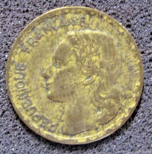 1953-B France 10 Francs Error Thin Planchet Weight 1.4 Grams (BS)