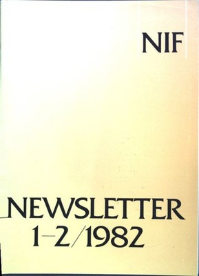 Ethnologia Europaea Views Mediterranean Studies; in: 1-2/1982 NIF Newsletter; No