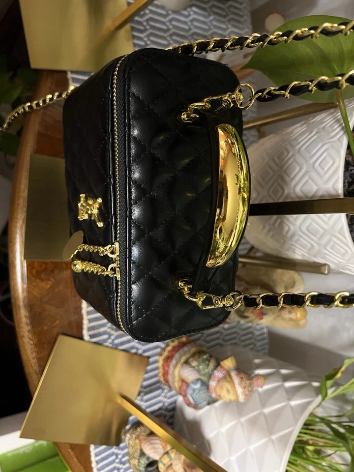 YSL Yves Saint Laurent Beaute Beauty GWP VIP Vanity Case Converted Bag Black NEW - Image 2 of 3