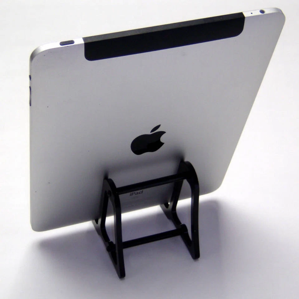 APPLE iPAD ORANGE ACRYLIC CUSTOM STAND CRADLE iPHONE MINI TABLET WI-FI APPLE NEW - Image 3 of 4