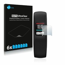 Garmin Vivofit 4 Smart Watch, 6x Transparent ULTRA Clear Screen Protector