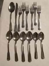Oneida Northland Stainless Ridgewood 14 Pieces Forks Spoons