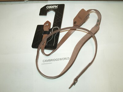COOPH Brown Genuine Leather 108cm  44'' in Camera Carrying Strap Made in Hungary