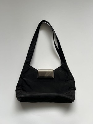 1990s PRADA METALLIC SHOULDER BAG