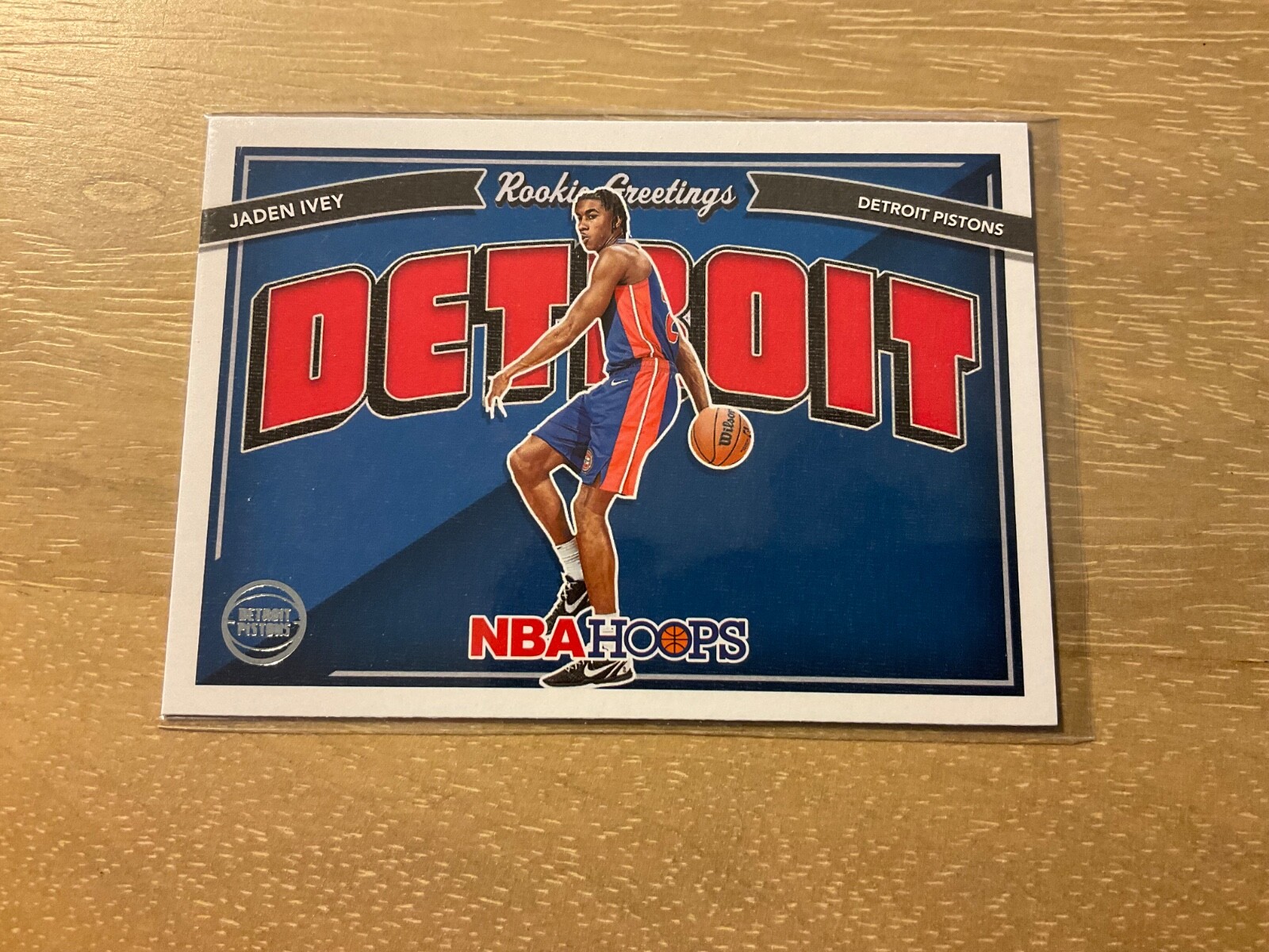 2022-23 Panini Hoops Jaden Ivey Rookie Greetings #5 Detroit Pistons