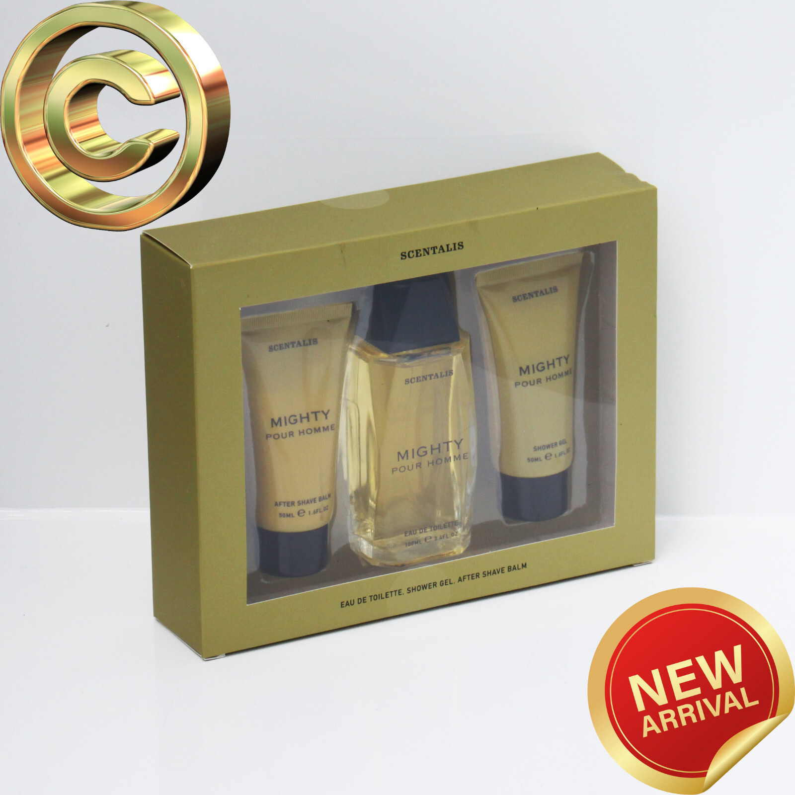 Scentalis Mighty Men's Designer Fragrance Shower Gel & After Shave Balm