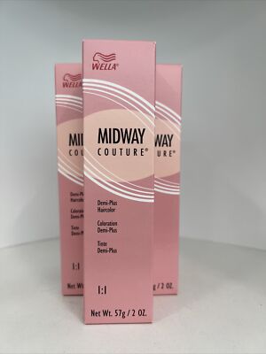 Single Wella Midway Couture Demi-Permanent Hair Color *FREE SHIPPING You Choose!