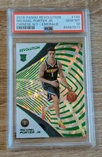 2018 REVOLUTION 133 CHINESE NEW YEAR EMERALD /88 MICHAEL PORTER JR ROOKIE PSA 10