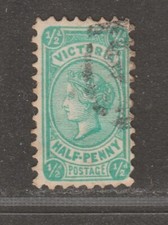 VICTORIA 1901 1/2d Blue-green Die I BANTEM SG 384 FU