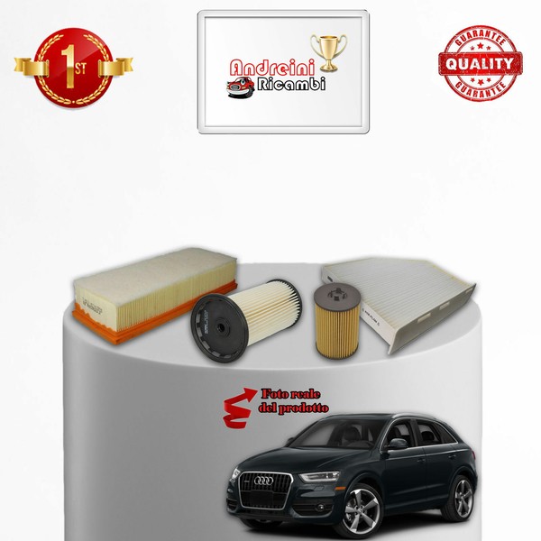 Wartungskit 4 Filter FüR Audi Q3 8U 2.0 Tdi 135KW 184PS Ab 2014-image