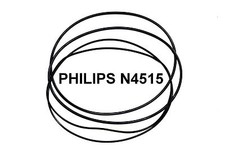 COURROIES SET PHILIPS N4515 MAGNETOPHONE A BANDE EXTRA FORT NEUF FABRIQUE N 4515