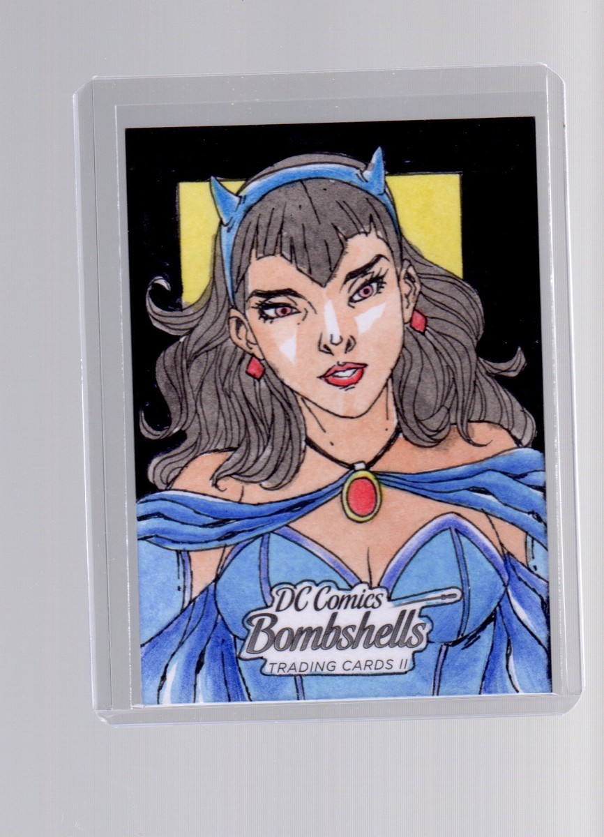 スケッチカード DC Bombshells レイブン 2018 Cryptozoic DC Comics Bombshells Raven Sketch card | eBay