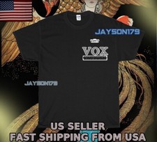 NEW SHIRT VOX AMPLIFIERS AMPS LOGO UNISEX T-SHIRT FUNNY MEN'S SIZE S-5XL