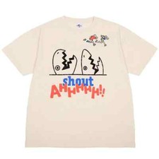  Universal Studios Jurassic World/Jaws T-shirt Size M/L Ivory From JP NEW