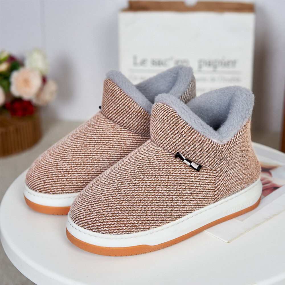 APL Stivali uomo donna fodera peluche memory foam antiscivolo camera da letto stivaletti comodi