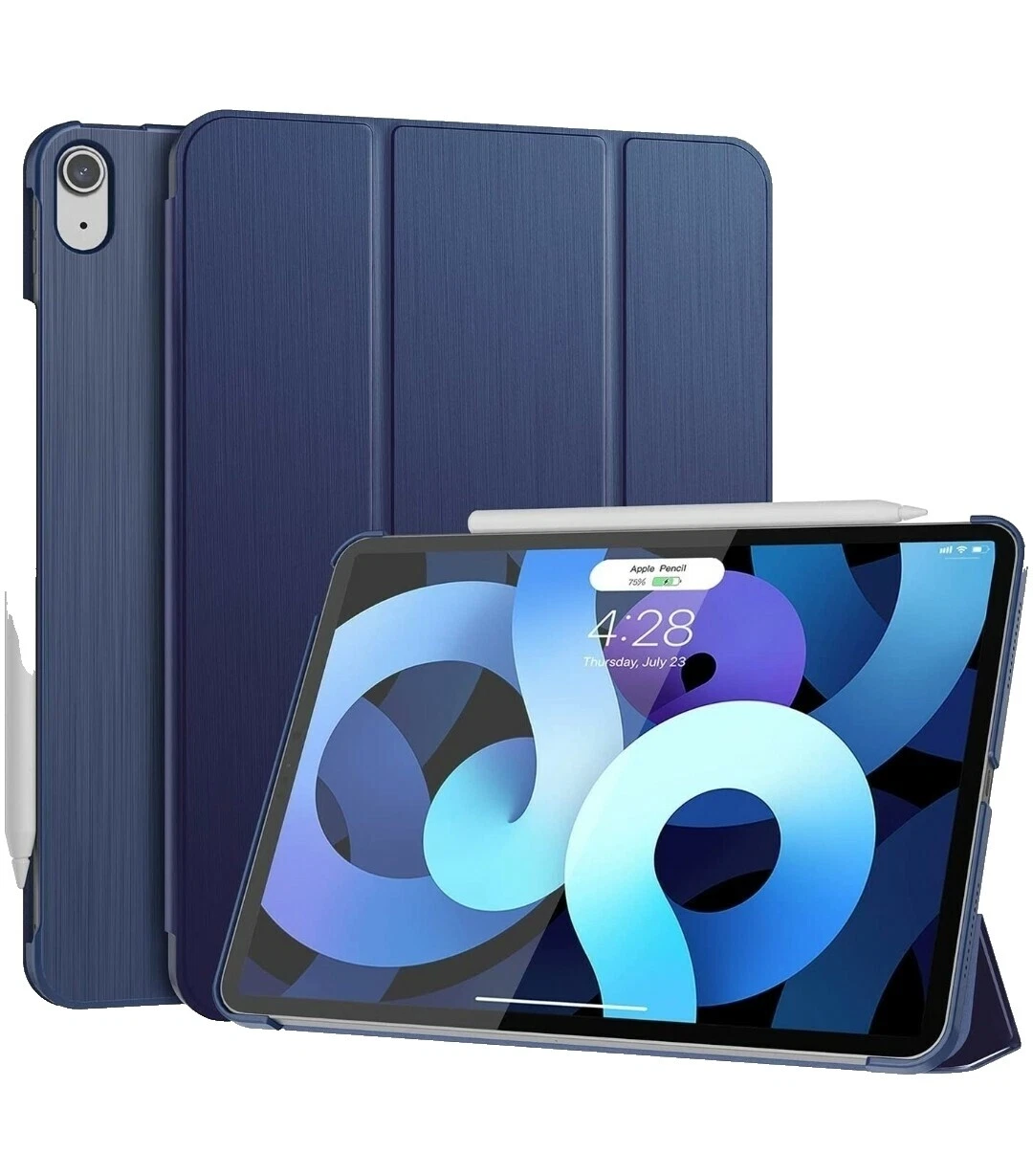 Canvas Blue Tablet & eReader Folding Folio Cases Folios