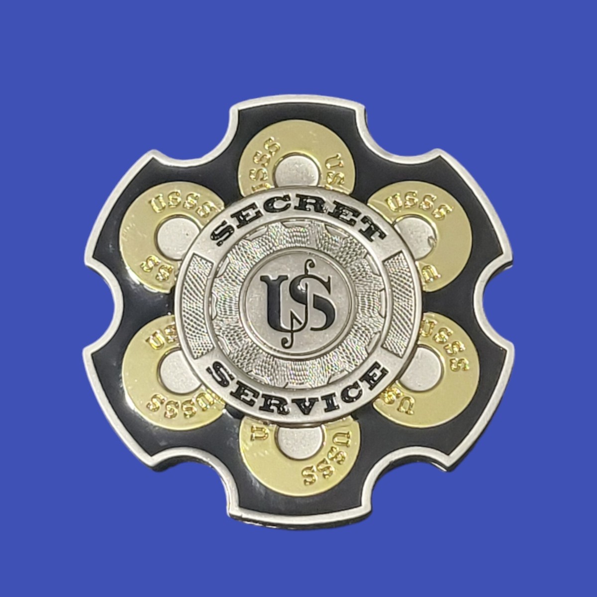 USSS United States Secret Service Revolver Challenge Coin Duty