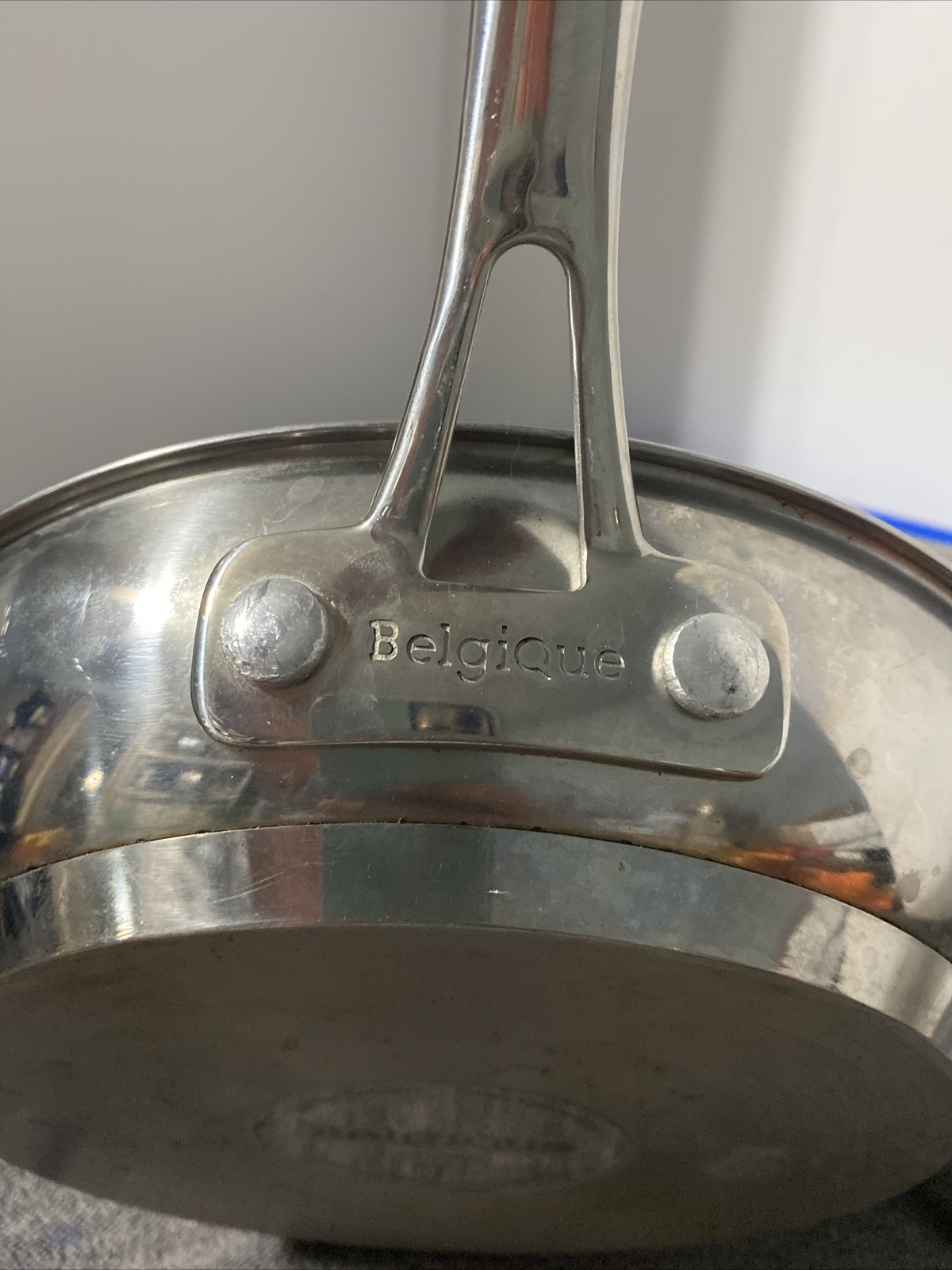 VTG Belgique Stainless 10 Inch Skillet Frying Pan Oven Safe, Good