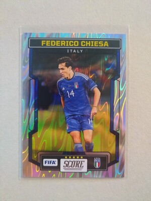 2023-24 Panini FIFA Score Italy Federico Chiesa Silver Waved