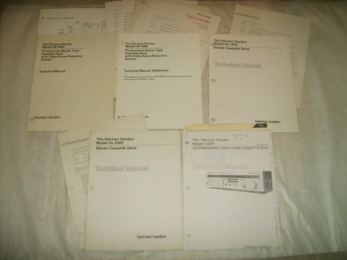 Harman Kardon HK1000, HK1500, HK2500 