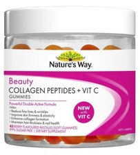 Nature's Way Beauty Collagen Peptides + Vit C 45 Gummies