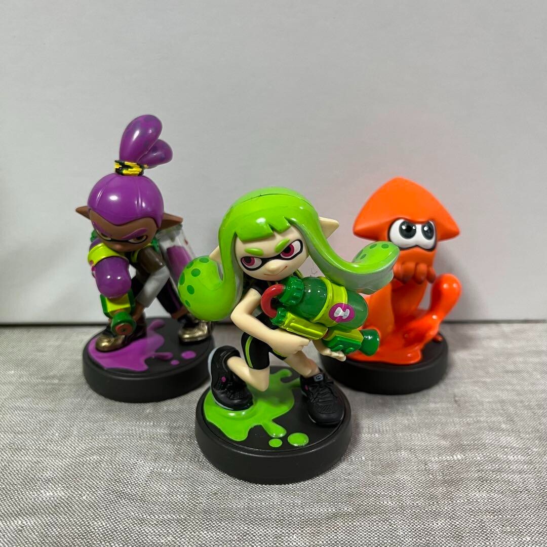 Splatoon amiibo アミーボ Amazon.com: Nintendo amiibo - Inkling Girl (Neon Pink