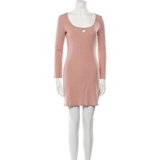 Reformation Jeans Scoop Neck Mini Dress - Size Medium