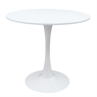 Kitchen Dining Table Round Table Small Waist Design Living Room Leisure Table US