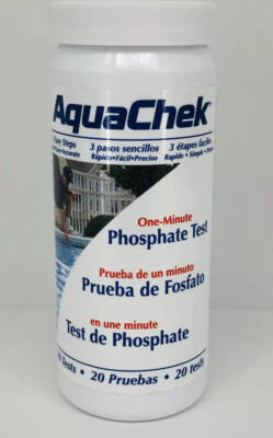 AquaChek One Minute Phosphate Test Kit 20 tests per bottle Made in USA