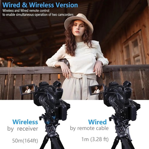 Updated Wireless Camcorder Remote Control Zoom Controller for Canon Sony Lens Zo - Picture 2 of 6