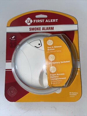 Smoke Alarm First Alert SA303CN3 9V Battery Operated Ionization Sensor - NEW