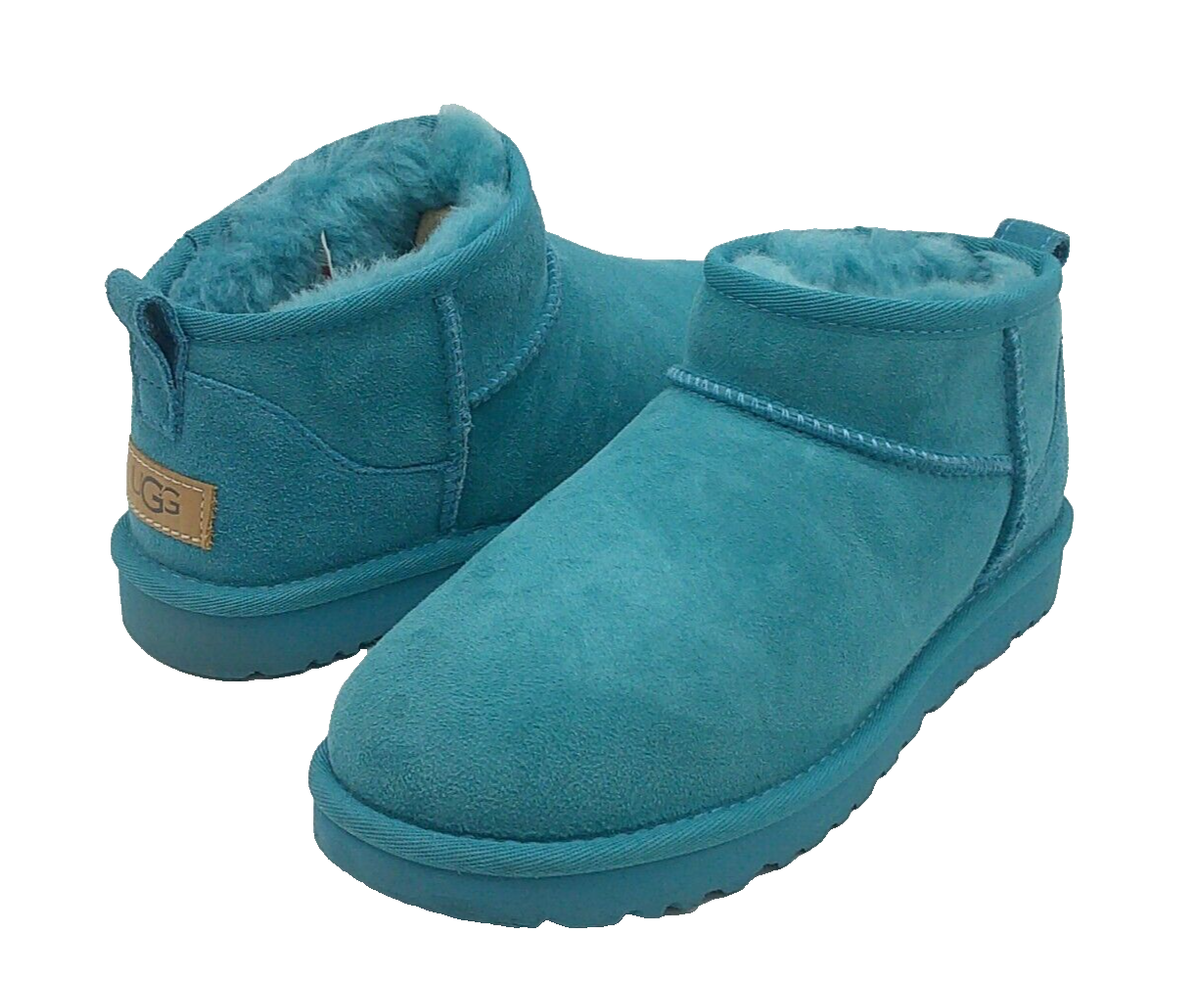 Ugg Boots Ice Blue Boots UGG CLASSIC ULTRA MINI WOMEN BOOTS SUEDE