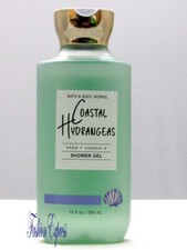 BATH  BODY WORKS COASTAL HYDRANGEAS SHOWER GEL 10 FL OZ