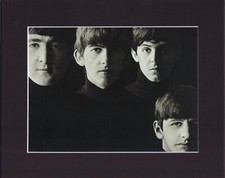 8X10" Matted Print Picture Album Cover Art: The Beatles, With the Beatles
