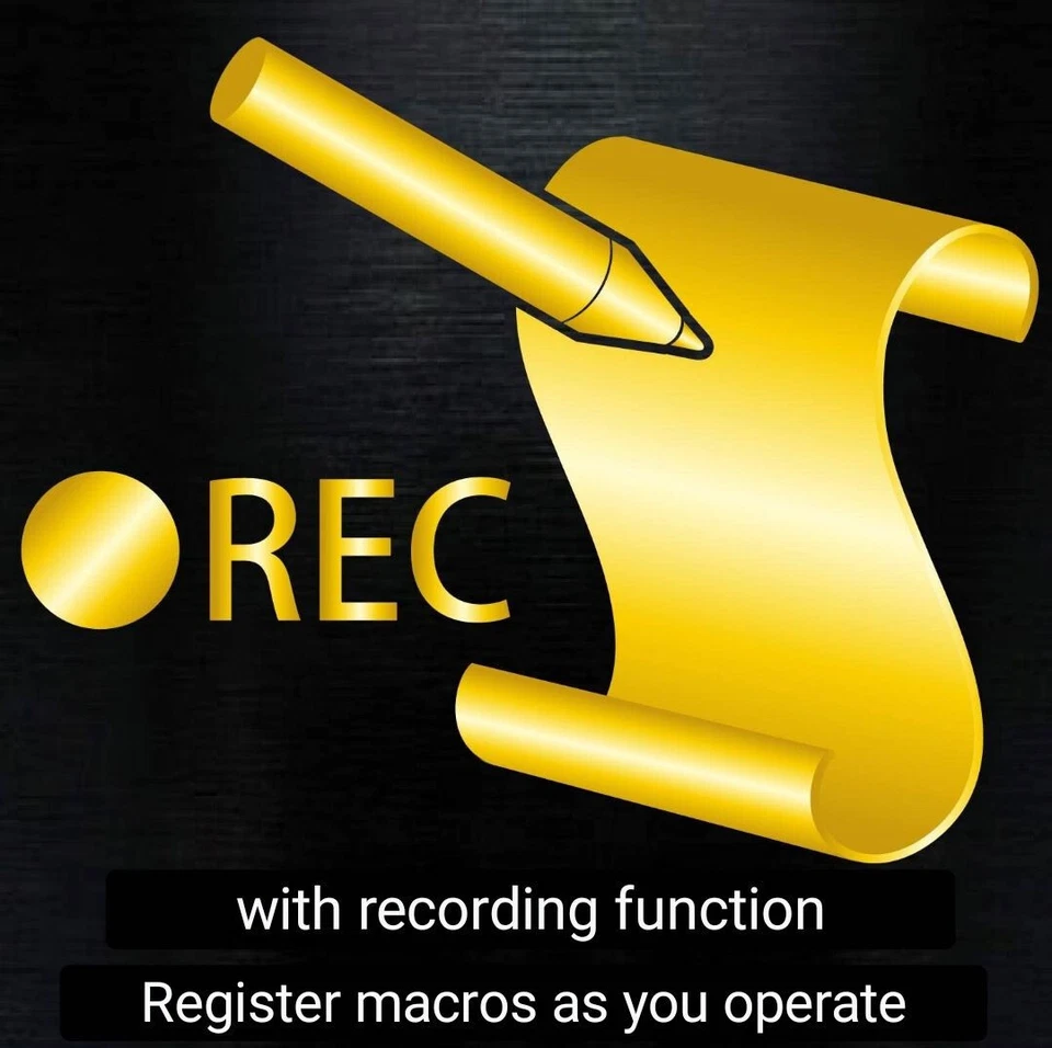 Gaming Mouse ELECOM JAPAN DUX 14-button 3500dpi Hardware Macros wired M-DUX50BK - Image 4 of 4