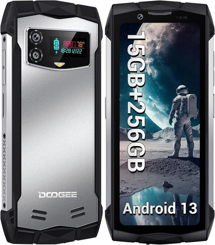 DOOGEE S Mini Rugged Smartphone Unlocked Android 13 15GB+256GB Waterproof 4.5"