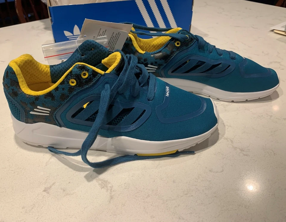 Adidas Originales Zapatilla Hombre Tech Super 3.0 Surf Azul Gasolina/Amarillo Talla 8 Foto 3 de 4
