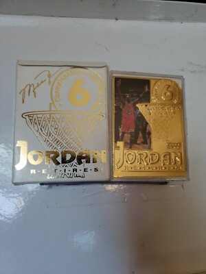 レア90S UPPERDECK JORDAN RETIREMENT CARD MICHAEL JORDAN UPPER DECK RETIREMENT SET 1999 88-89 CARD # 5