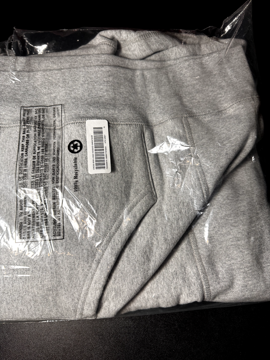 Supreme Cross Box Logo Grey Sweatshirt- Size XLarge - NEW | eBay