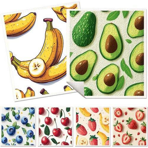 6Pcs Swedish Kitchen Restaurant Tea Towels Set Dish Cloths Glass Cleaning Drying - Picture 20 of 27